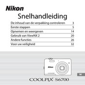 Nikon COOLPIX S6700 Snelhandleiding