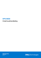 Dell XPS 8930 Onderhoudshandleiding