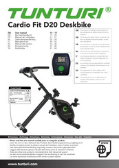 Tunturi Cardio Fit D20 Gebruikershandleiding