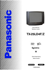 Panasonic Quintrix TX-25LD4F Gebruiksaanwijzing