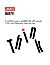 Lenovo ThinkPad Huawei ME906S 4G LTE Gebruikershandleiding