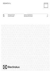 Electrolux EES47311L Gebruiksaanwijzing