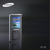 Samsung YP-Z5 Handleiding