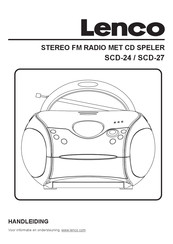 LENCO SCD-24 Handleiding