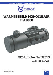 Dipol TFA1000 Gebruiksaanwijzing