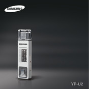 Samsung YP-U2 Handleiding