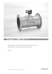 KROHNE OPTISONIC 3400 Snelle Start