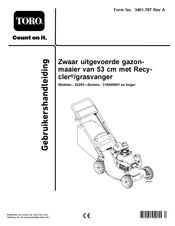 Toro 22293 Gebruikershandleiding