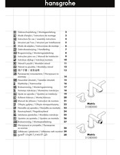 Hansgrohe Metris 31083000 Gebruiksaanwijzing