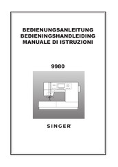 Singer 9980 Bedieningshandleiding