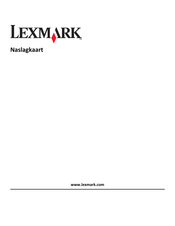 Lexmark MS310 Series Handleiding