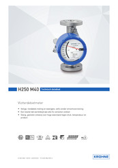 KROHNE H250 M40 Handleiding