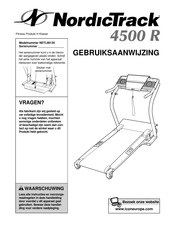 NordicTrack 4500 R Gebruiksaanwijzing