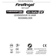 FireAngel Thermoptek Wi-Safe 2 WST-630T Gebruikershandleiding