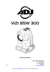 ADJ VIZI BSW 300 Gebruikershandleiding