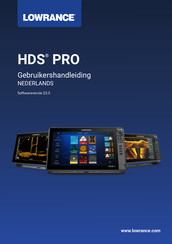 Lowrance HDS PRO Gebruikershandleiding