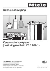 Miele KSE 202-1 Gebruiksaanwijzing