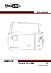 SHOWTEC Galactic 1K20 TXT Handleiding