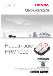 Honda Miimo HRM1000 Gebruikersgids