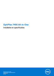 Dell OptiPlex 7490 All-in-One Installatiehandleiding