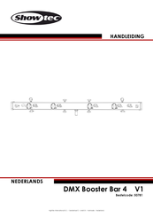 SHOWTEC DMX Booster Bar 4 Handleiding