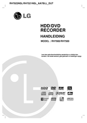 LG RH7500 Handleiding