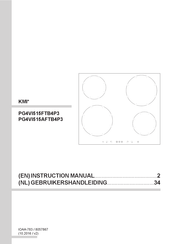 Amica PG4VI515AFTB4P3 Gebruikershandleiding