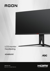 AOC AGON AG405UXC Handleiding