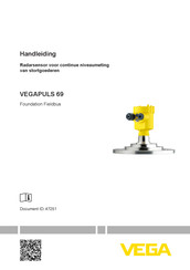 Vega VEGAPULS 69 Handleiding