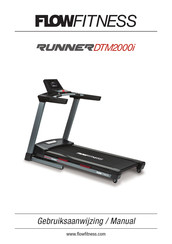 FLOWFITNESS RUNNER DTM2000i Gebruiksaanwijzing