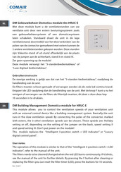 COMAIR HRUC-E Gebruiksaanwijzing
