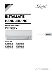 Daikin Siesta ATXN35MV1B Installatiehandleiding