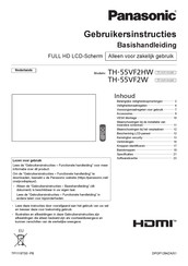 Panasonic TH-55VF2HW Installatie- En Gebruikersinstructies