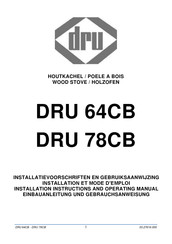 Dru 78CB Gebruiksaanwijzing En Installatievoorschriften