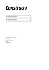 CONSTRUCTA CA322352 Gebruiksaanwijzing