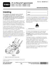 Toro Recycler 21131 Gebruikershandleiding