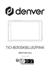 Denver TIO-80105KPINK Handleiding