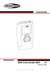 SHOWTEC RDM Commander MKII Handleiding