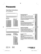 Panasonic CU-TZ71WKE Instructie