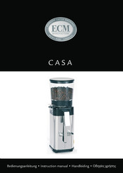 ECM Manufacture CASA Handleiding