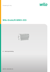 Wilo Wilo-DrainLift MINI3-XS Bedieningshandleiding