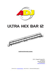 ADJ Ultra Bar 12 Gebruikershandleiding