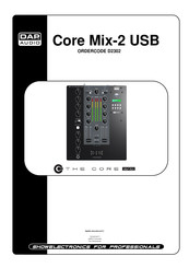DAP Audio Core Mix-2 USB Handleiding