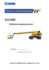 XCMG XGS28E Bedienings- En Onderhoudshandleiding