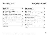 Sony Ericsson Z200 Handleiding