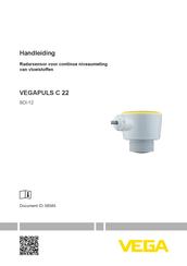 Vega VEGAPULS C 22 Handleiding