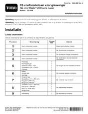 Toro 127-0339 Installatie-Instructies