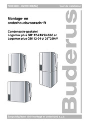 Buderus Logamax plus GB112-29T25H/V Montage- En Onderhoudshandleiding