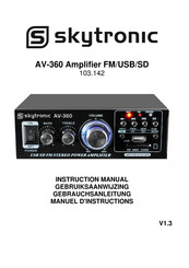 SKYTRONIC 103.142 AV-360 Gebruiksaanwijzing