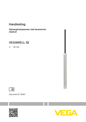 Vega VEGAWELL 52 Handleiding